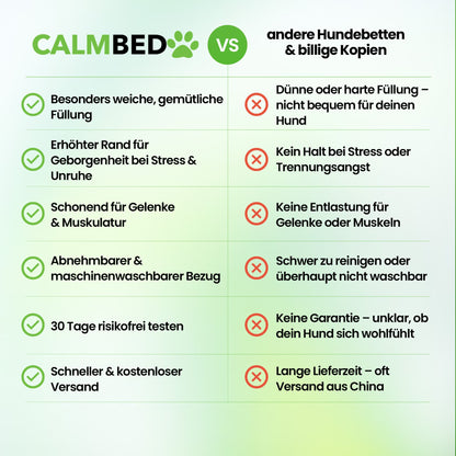 Calmbed - Für besseren Schlaf und einen ruhigeren Hund